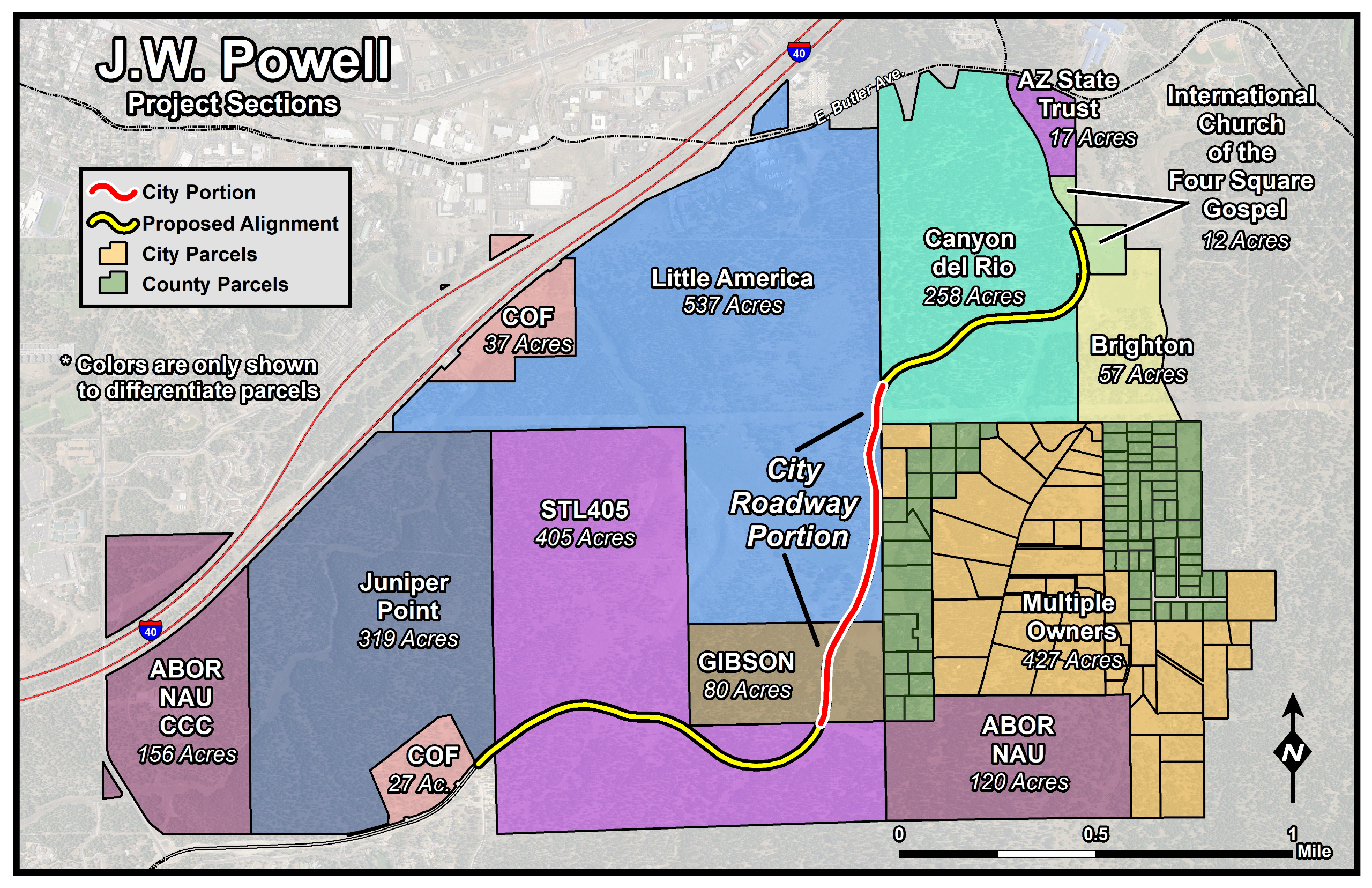 Map of the Project Extents 
