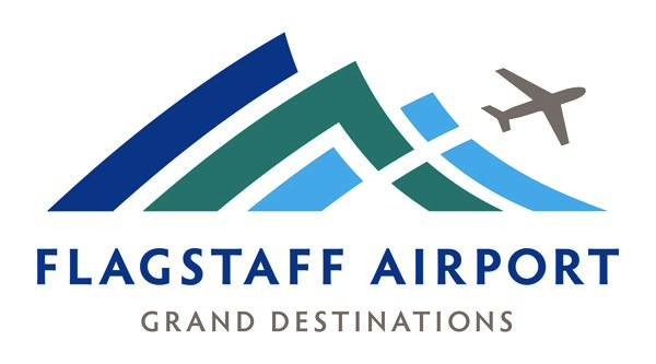 A logo for the Flagstaff airport