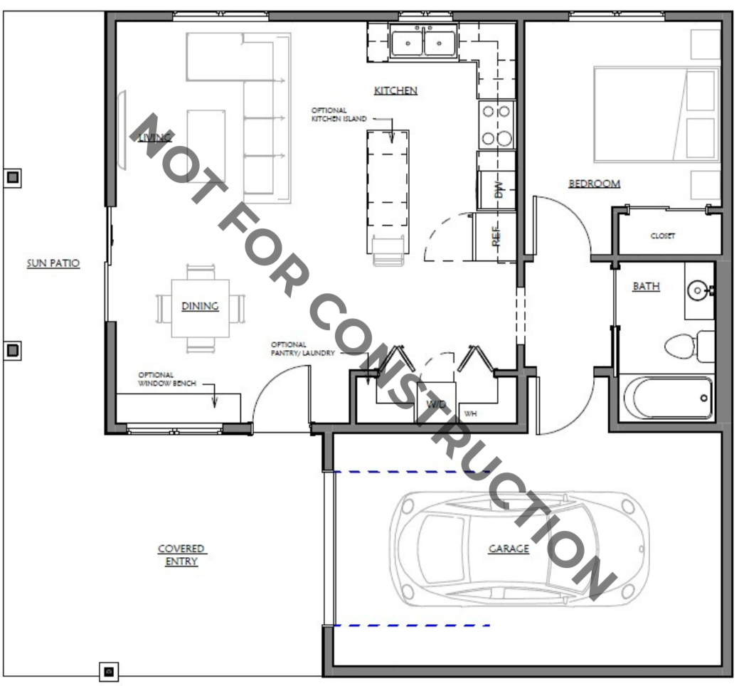 Cozy Cottage Floor Plan Option 1