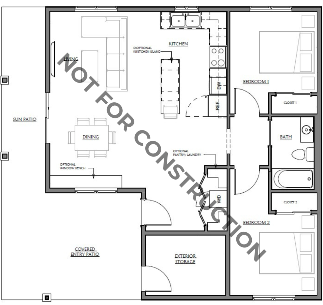 Cozy Cottage Floor Plan Option 2